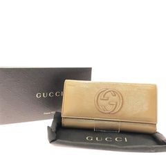 GUCCI 長財布 オレンジ GGロゴ レザー 新品未使用 - メルカリ