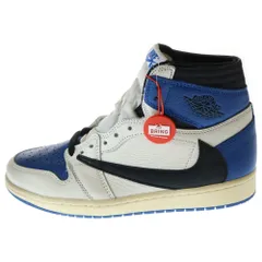 NIKE (ナイキ) ×TRAVIS SCOTT ×FRAGMENT AIR JORDAN1 RETRO HIGH OG SP トラヴィススコット フラグメント エアジョーダン1 ハイカットスニーカー US8.5/26.5cm DH3227-105