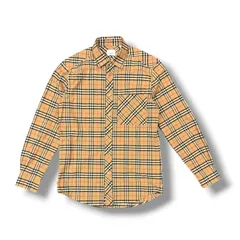 国内正規 BURBERRY TB刺繍ノバチェックシャツ 長袖 バーバリー 8017560 S 2231M4