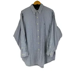 ラルフローレン RALPH LAUREN CLASSIC FIT L/S ストライプ BDシャツ メンズ  17 1/2