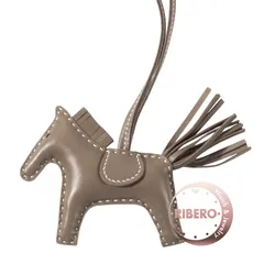 HERMES エルメス Rodeo ロデオ PM 064929CAFK チャーム ホース ブラウン W刻印(2024年)【中古】