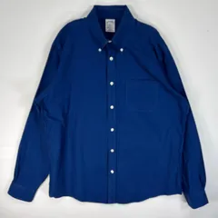 古着 ブルックスブラザーズ Brooks Brothers 長袖シャツ REGENT ボタンダウン L  ブルー系 チェック メンズ