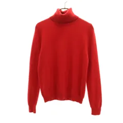 UNIQLO ユニクロ カシミヤ100% 長袖 タートルネック セーター M レッド ニット レディース 古着