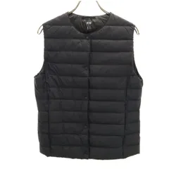 UNIQLO ユニクロ ウルトラライトダウン ベスト M ブラック 収納袋付き レディース 古着