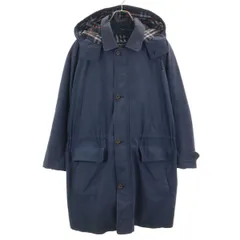 Burberrys バーバリーズ 90s オールド ロングコート M ネイビー系 ダウンライナー メンズ 古着