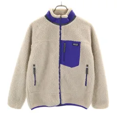 patagonia パタゴニア レトロX フリースジャケット XL 14 ベージュ 65625FA19 アウトドア キッズ 古着