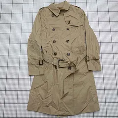 ◇ ⊇ 【無印良品】トレンチコート ベージュ系 綿ポリエステル混 Mサイズ メンズ E  【1509190008814】