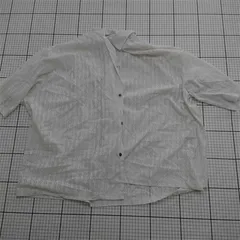 ◇ ⊂ 【アンリラクシング Unrelaxing】YAM-3-6 レースシャツ 半袖 ホワイト系 フリーサイズ レディース E  【1509190038873】