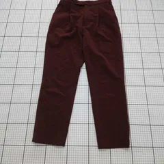 ◇ ⊇ 【スピックアンドスパン Spick & Span】テーパードパンツ 34 ボルドー系 レディース E  【1509190039214】