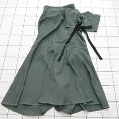 ◇ ⊂ 【ミスティウーマン mysty woman】セットアップ フレアスカート＆ビスチェ Fサイズ グリーン系 レディース E  【1509190041408】のサムネイル