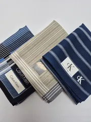 【新品】CALVIN KLEIN メンズハンカチセット