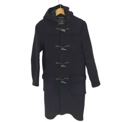 グローバーオール Gloverall 英国製 裏地チェック ウール ダッフル コート メンズ 表記無 