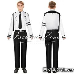 【美品・未使用新品】◆恋と深空風 セイヤ特警コスプレ衣装 ウィッグ cosplay ハロウィン 演出服 変装B25105