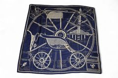 エルメス スカーフ HERMES カレ90 シルクツイル Poesie Persane  