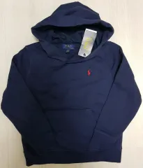 新品_正規品 ポロ キッズ 起毛 WHOフーディー 6 ネイビー