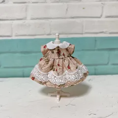 シルバニア　ハンドメイド　お母さん　服　アンティーク風