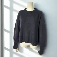 アーバンリサーチ URBAN RESEARCH　ハイネック ウール混 鹿の子編みニット ワイドトップス　ブラック　レディース