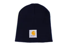 【新品】 カーハート CARHARTT ニット帽 ニットキャップ ビーニー A205 NAVY ネイビー 未使用品