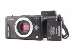 ★良品★パナソニック Panasonic LUMIX DMC-GF2 ミラーレス ボディ ブラック ★　M8817＃44