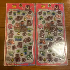 プチドロップステッカー　トイストーリー　ロッツォ　エイリアン　リトルグリーンメン　ポテトヘッド　ディズニー