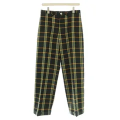 ワイズ Y's ヨウジヤマモト パンツ スラックス チェック柄 4 緑 グリーン YM-P07-120 /☆Gのサムネイル