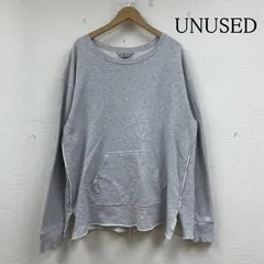 アンユーズド 長袖 スウェット トレーナー プルオーバー 無地 ダメージ加工 カットオフ メンズ 3 ISItems【USED】【古着】【中古】50143607のサムネイル