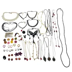 ★ ゴスロリ系 レトロ風 アンティーク アクセサリーアソート まとめ  ゴスロリ ロック 悪魔風 ウィッチ風 レース 大人ガーリー 現状品 0.8kg