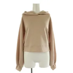 ジルバイジルスチュアート JILL by JILLSTUART 23AW ロゴショート丈スウェット パーカー 長袖 FR ベージュ /MY ■OSのサムネイル