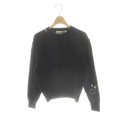 アニヤハインドマーチ ANYA HINDMARCH ユニクロ プレミアムラムクルーネックセーター ニット 長袖 M 紺 ネイビー 251-468868 /AT ■OS