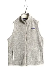 【お得なクーポン配布中!】 パタゴニア ベターセーター ベスト レディース XL / 古着 17年製 フリース セーター 前開き フルジップ ハイネック 重ね着 大きいサイズ