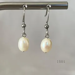 淡水パール　ピアス　・・✽・・　〈真珠　サージカルステンレス　フック　フォーマル　入学式　結婚式　オフィスカジュアル〉