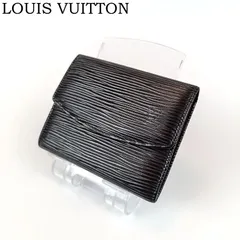 良品 LOUIS VUITTON ルイヴィトン エピ ポルトモネ サーンプル コインケース コインパース 小銭入れ ノワール 黒 ブラック M63412 中古 メンズ レディース