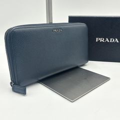 mayu☆　プラダ ポーチ サフィアーノレザー 三角ロゴ テスート 白タグ 外観美品 プラダ ポーチ サフィアーノレザー 三角ロゴ テスート 白タグ