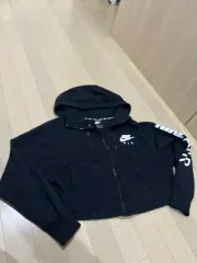 ナイキウィメンズ エア フリース クロップド フード ジップアップ XL (95)