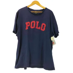 ポロラルフローレン POLO RALPH LAUREN 星条旗ロゴ ロゴ 刺繍 Tシャツ メンズ import：XL 