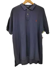ポロバイラルフローレン Polo by RALPH LAUREN USA製 ポニー 刺繍 鹿の子 ポロ シャツ メンズ 表記無 