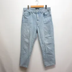 ユニクロ UNIQLO スラウチ テーパード アンクル ジーンズ 27 ブルー デニム パンツ