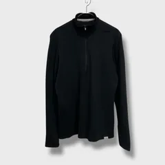 ☆patagonia☆キャプリーン3☆ハーフジップレイヤーカットソー☆黒☆レディースL☆インナー☆長袖Tシャツ☆K25M