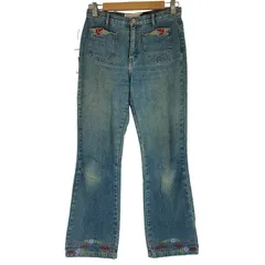 ギャップ Gap 00S 刺繍加工 フレアデニムパンツ y2k レディース  16