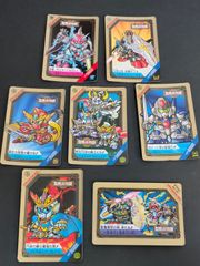 レア物】SDガンダムカードダスW 第1弾 7枚 (未剥がし)プラスチック