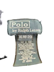 ポロバイラルフローレン Polo by RALPH LAUREN 90S-00S ビックポニー刺繍 ジップアップ ラグラン バイカラー スウェット ジャケット レディース import：XL 
