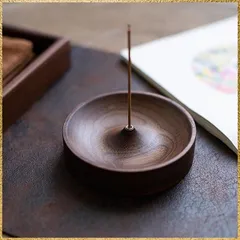 ☆彡送料無料でお届け☆彡 EEUOPQ お香立て 木製 線香立て 香炉 香皿 インセンスホルダー 線香差し 仏壇用 インテリア 癒し 和風 おしゃれ シンプル 書斎 茶道 瞑想