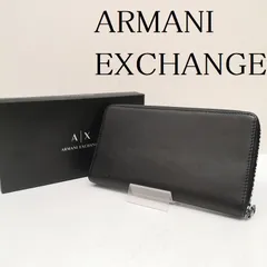アルマーニエクスチェンジ ラウンド ロゴ ファスナー レザー 長財布 メンズ - ISItems【USED】【古着】【中古】50143755のサムネイル