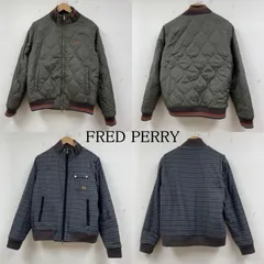 フレッドペリー キルティング ブルゾン リバーシブル ジャケット 袖着脱可 2way f2276 メンズ L ISItems【USED】【古着】【中古】50146148