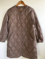 ユニクロ ウルトラライトダウンリラックスコート ナイロン100% レディース XL グレー 286110290009