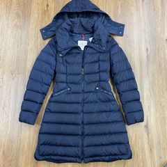 極美品】【正規品】MONCLER フラメッテ ダウンジャケット ネイビー0 