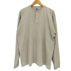 ヘルスニット Healthknit 別注 ヘンリーネックロングスリーブTシャツ メンズ JPN：M 