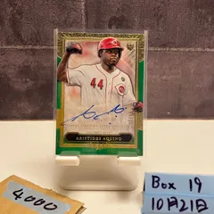 Aristides Aquino Topps Inception 直筆サイン 2025年最新】アリスティデスアキーノの人気アイテム - メルカリ