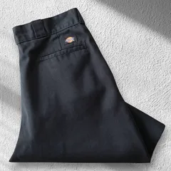 ■古着 Dickies ディッキーズ 874BK ワークパンツ チノ 黒 実寸W36L30【D1598】