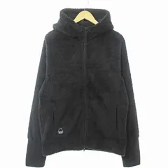 シェラデザイン SIERRA DESIGNS フリース パーカー ジャケット ダブルジップ フーディ LL 黒 0317 ■GY09のサムネイル